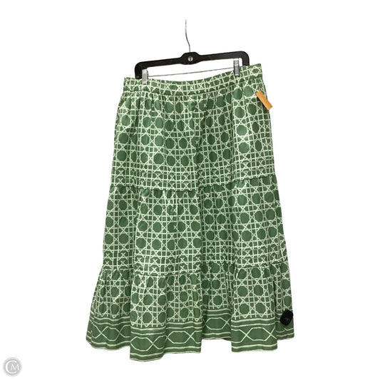 Skirt Midi By Crown And Ivy In Green, Size: Xl