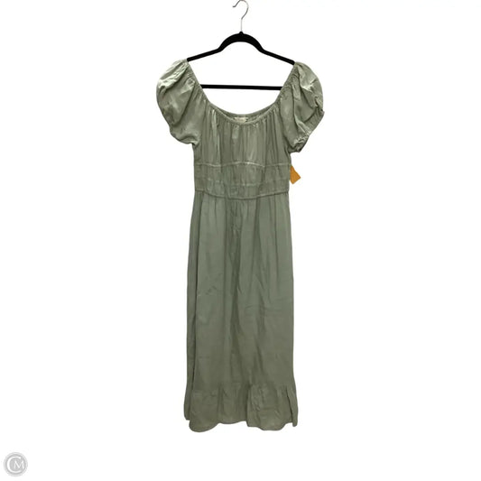 Dress Casual Midi By Sim & Sam In Green, Size: Xl