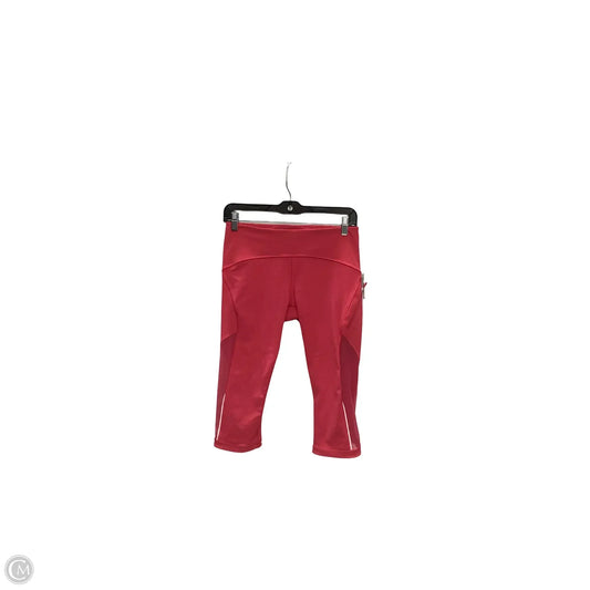Athletic Leggings Capris By Lululemon In Pink, Size: 6