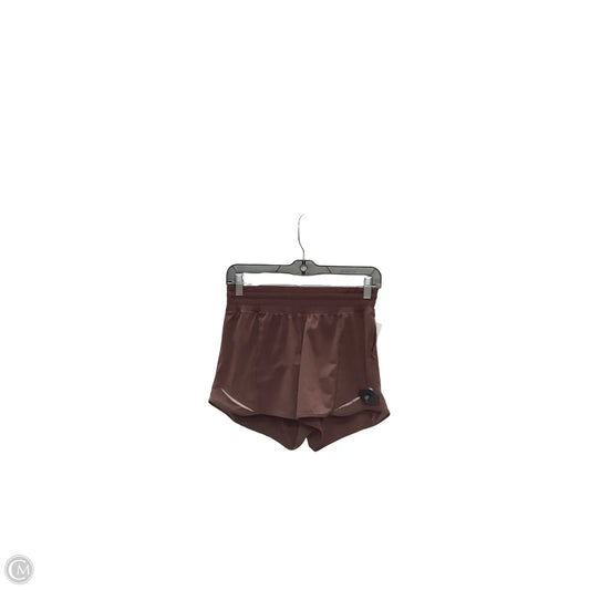 Athletic Shorts By Lululemon In Brown, Size: 4