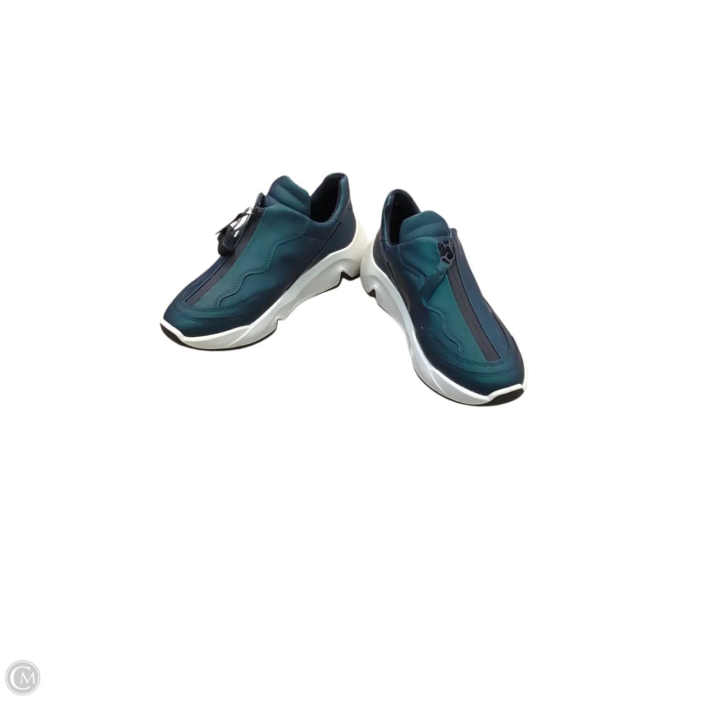 Shoes Sneakers By Ecco In Green, Size: 7