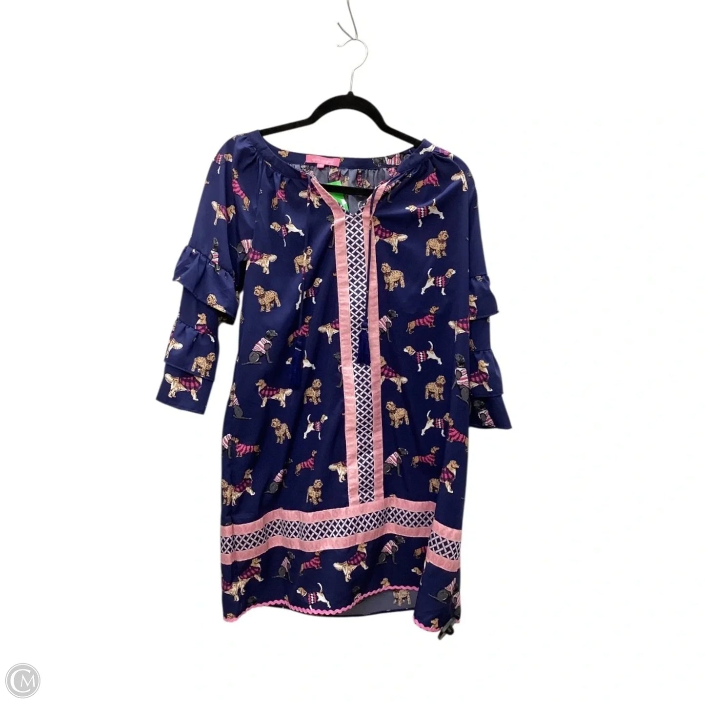 Dress Casual Midi By Simply Southern In Blue, Size: S