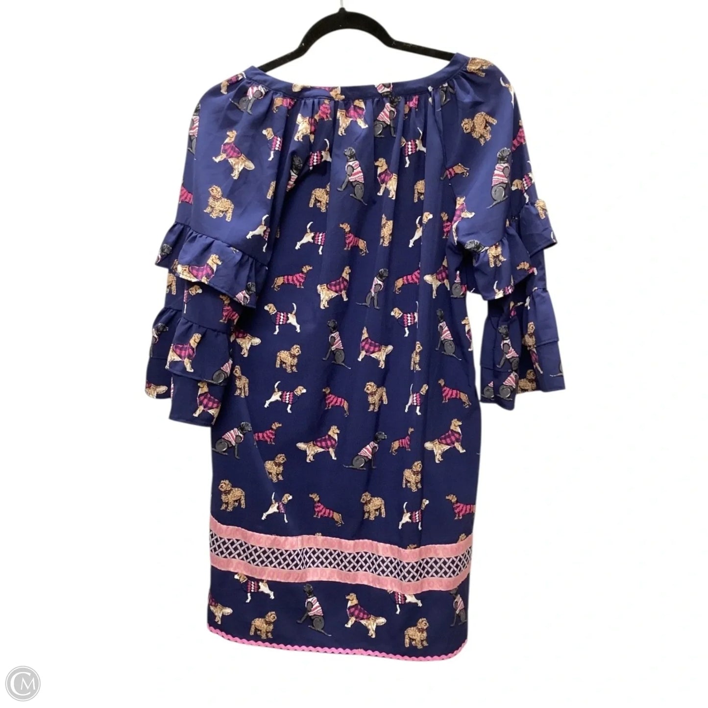 Dress Casual Midi By Simply Southern In Blue, Size: S