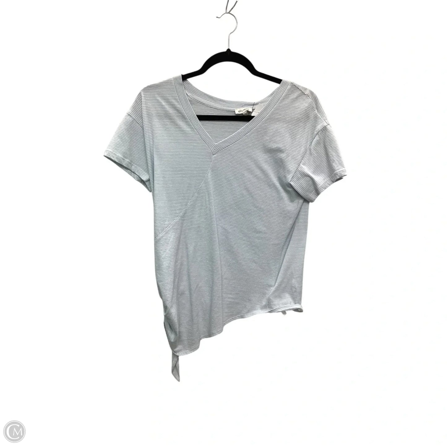 Top Short Sleeve By Ella Moss In Blue, Size: S