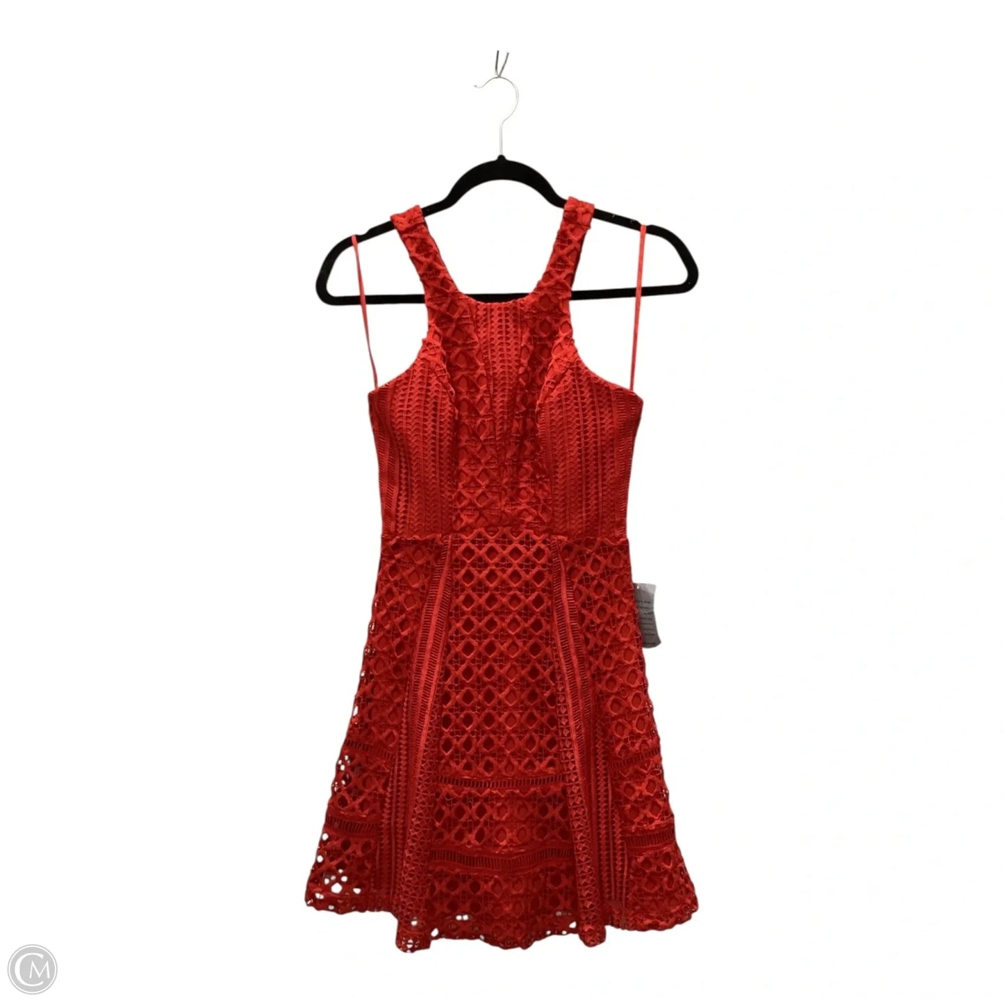 Dress Casual Midi By Chelsea 28 In Red, Size: Xs