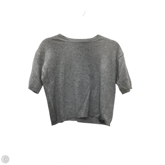 Top Short Sleeve By Clothes Mentor In Grey, Size: L