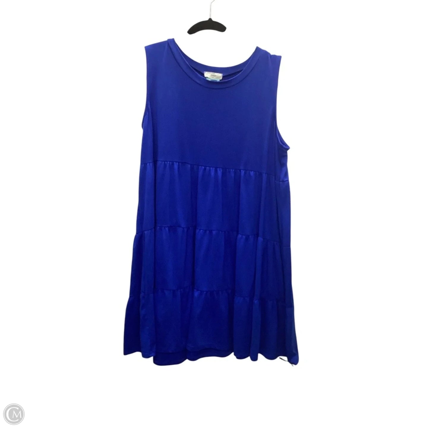 Dress Casual Midi By Entro In Blue, Size: L