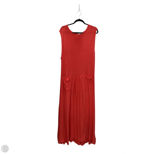 Dress Casual Maxi By Free People In Red, Size: Xl