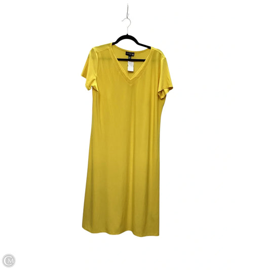 Dress Casual Maxi By Clothes Mentor In Yellow, Size: L