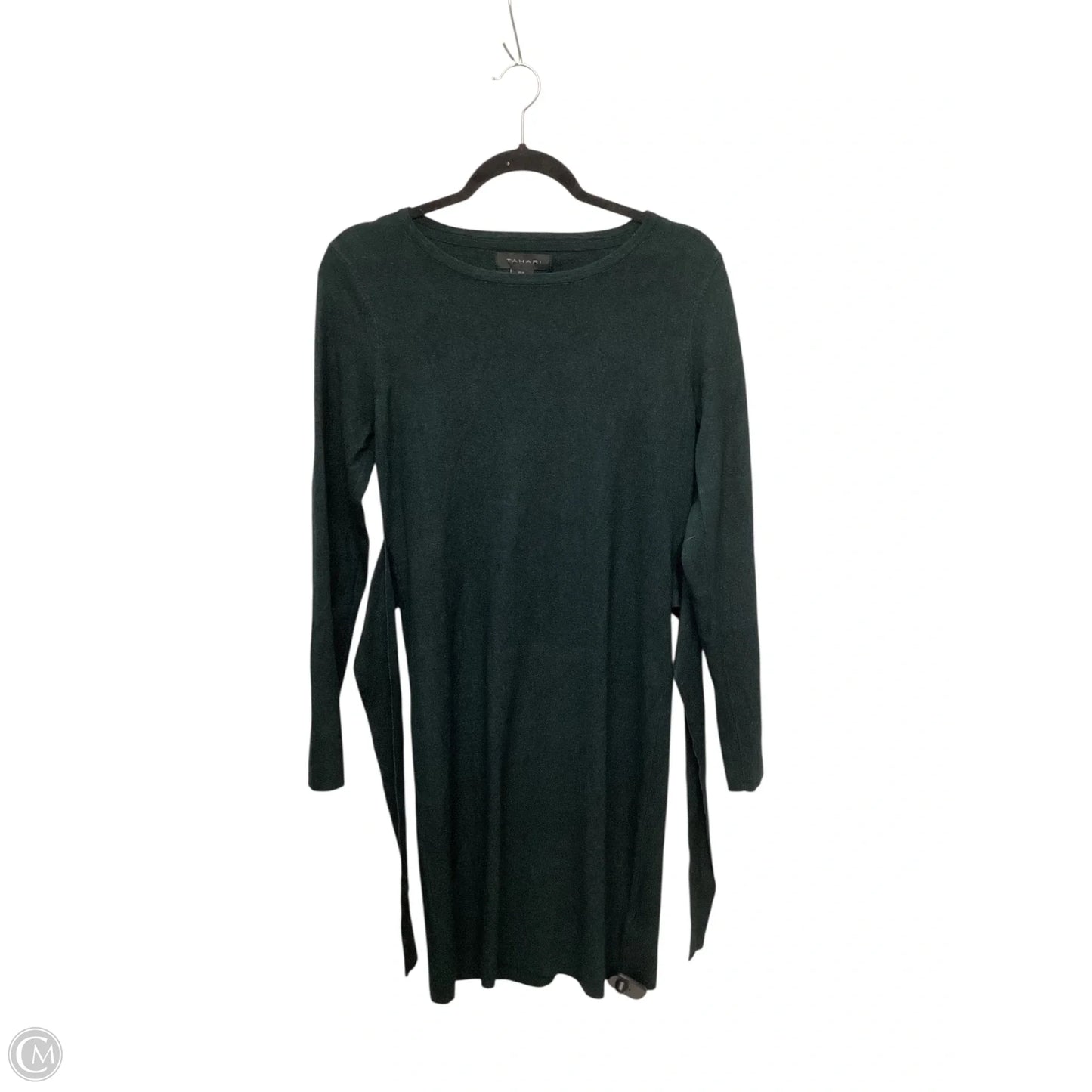 Dress Casual Midi By Tahari By Arthur Levine In Green, Size: M
