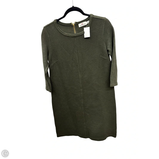 Dress Casual Midi By Vineyard Vines In Green, Size: Xs