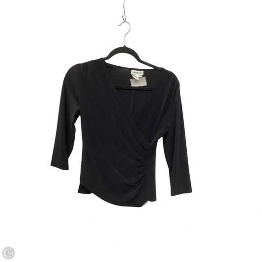Top Long Sleeve By Coldwater Creek In Black, Size: Xs