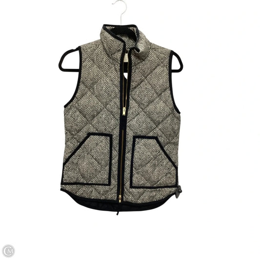 Vest Puffer & Quilted By J. Crew In Chevron Pattern, Size: Xxs