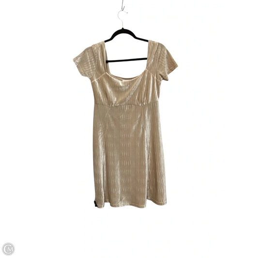 Dress Casual Midi By Loveriche In Tan, Size: S