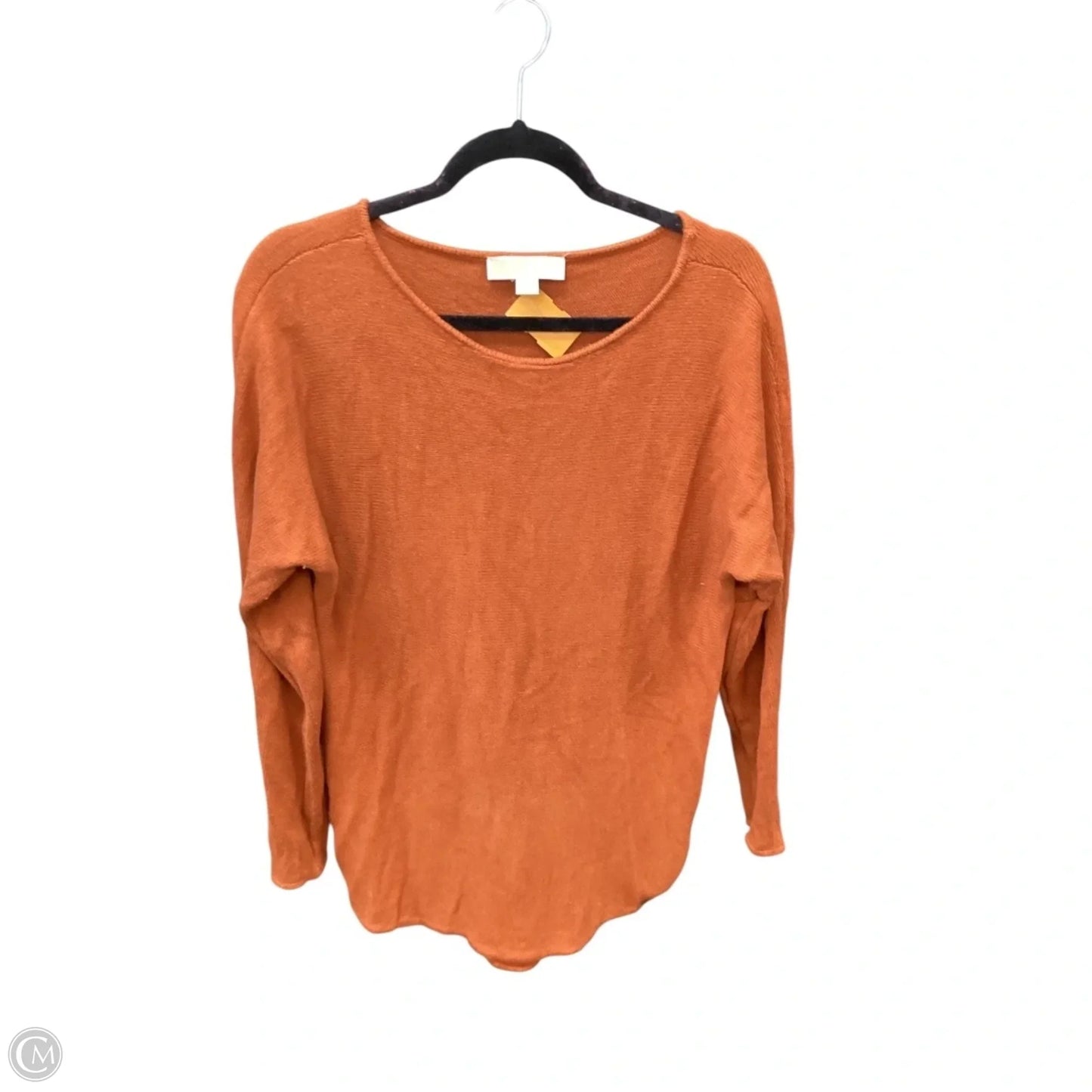 Top Long Sleeve By Michael By Michael Kors In Orange, Size: M