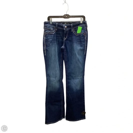 Jeans Boot Cut By Ariat In Blue Denim, Size: 8