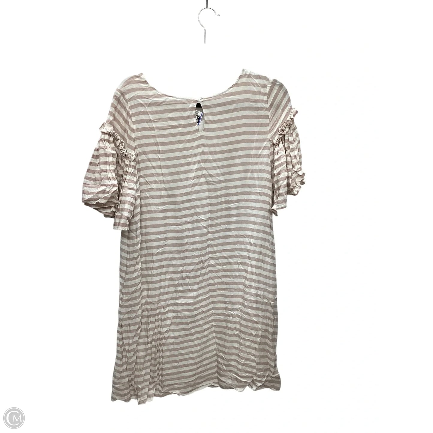 Dress Casual Midi By Umgee In Striped Pattern, Size: L