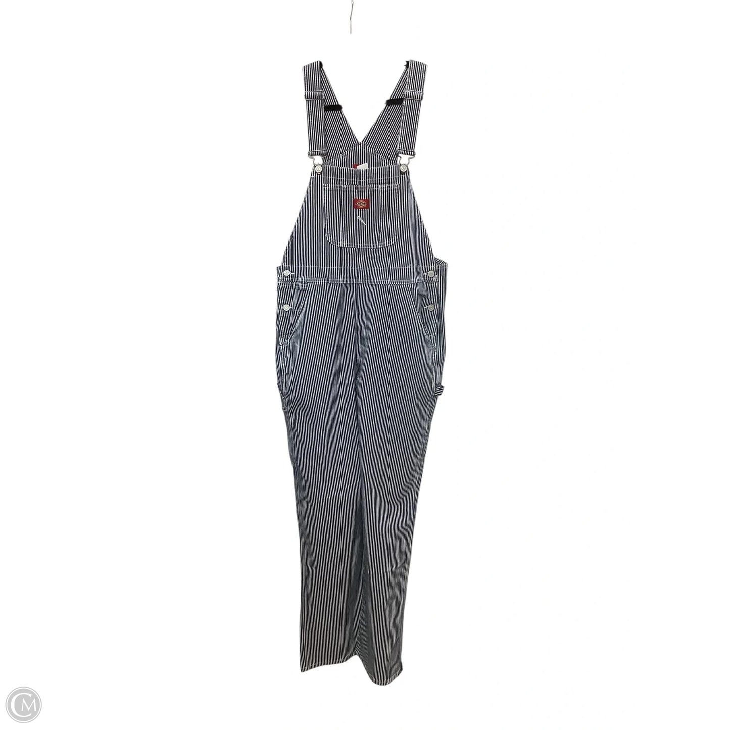 Overalls By Clothes Mentor In Striped Pattern, Size: L
