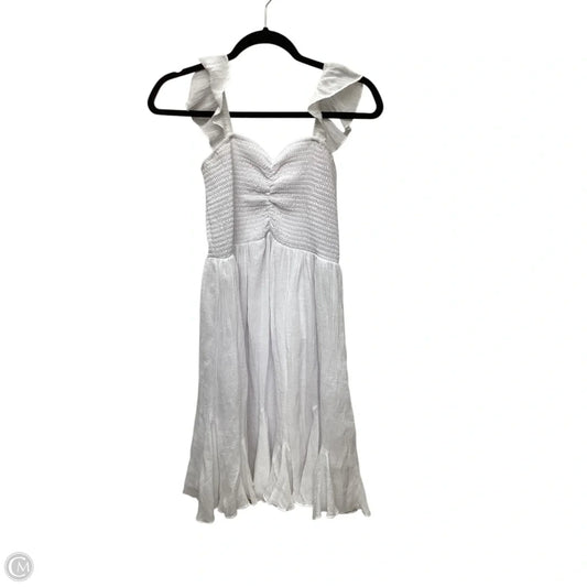 Dress Casual Midi By Clothes Mentor In White, Size: S