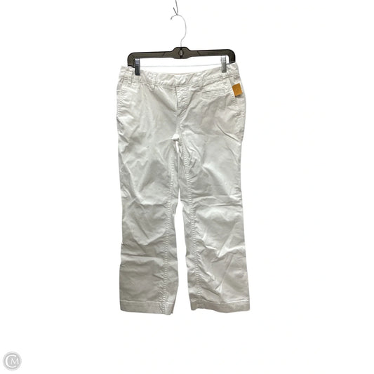 Jeans Designer By Tory Burch In White, Size: 4