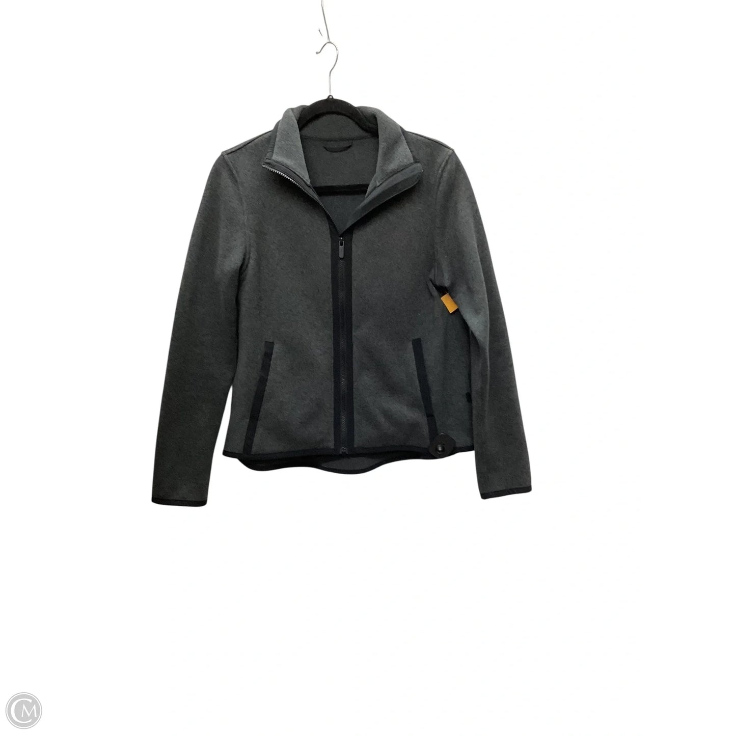 Athletic Jacket By Lululemon In Grey, Size: 6