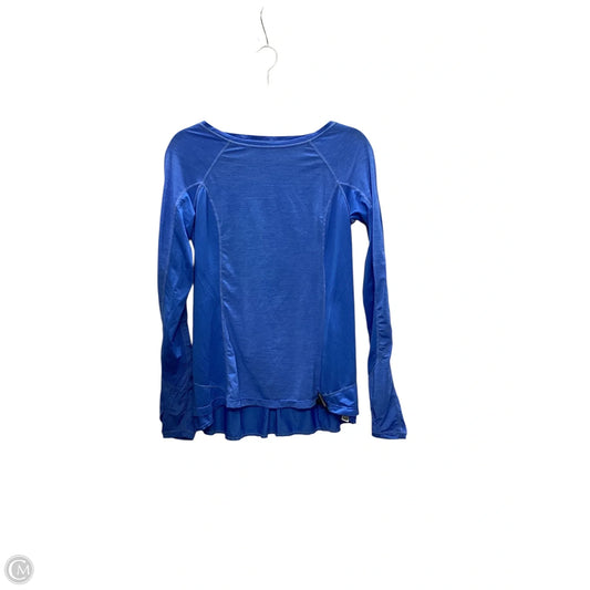 Athletic Top Long Sleeve Crewneck By Lululemon In Blue, Size: 8