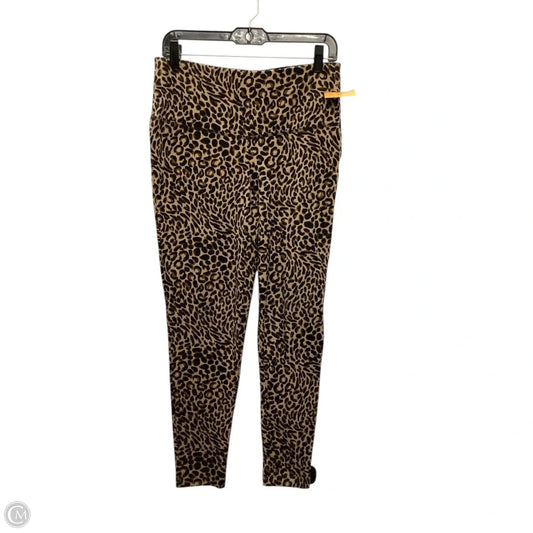 Pants Leggings By Zenergy By Chicos In Animal Print, Size: 8