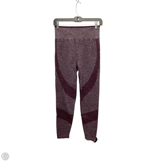 Athletic Leggings By Pink In Maroon, Size: M