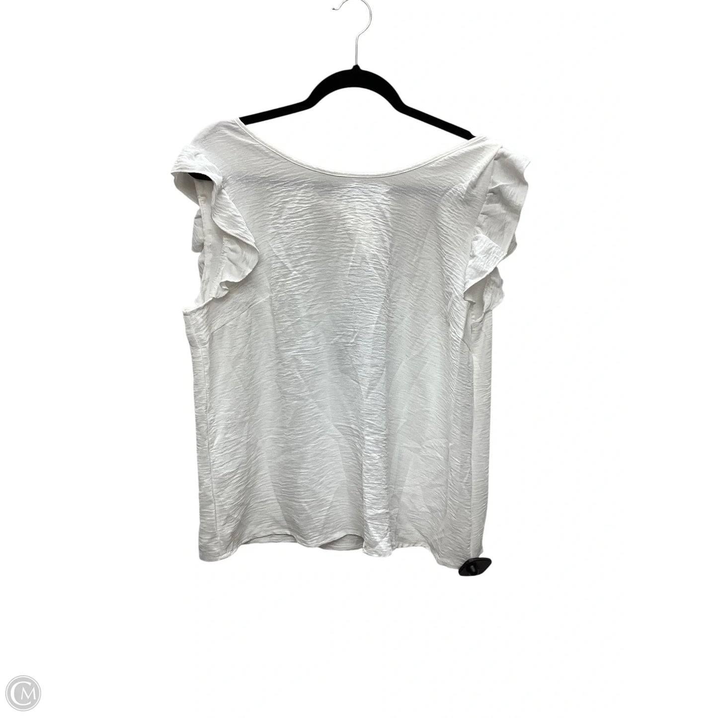 Top Sleeveless By Shein In White, Size: L