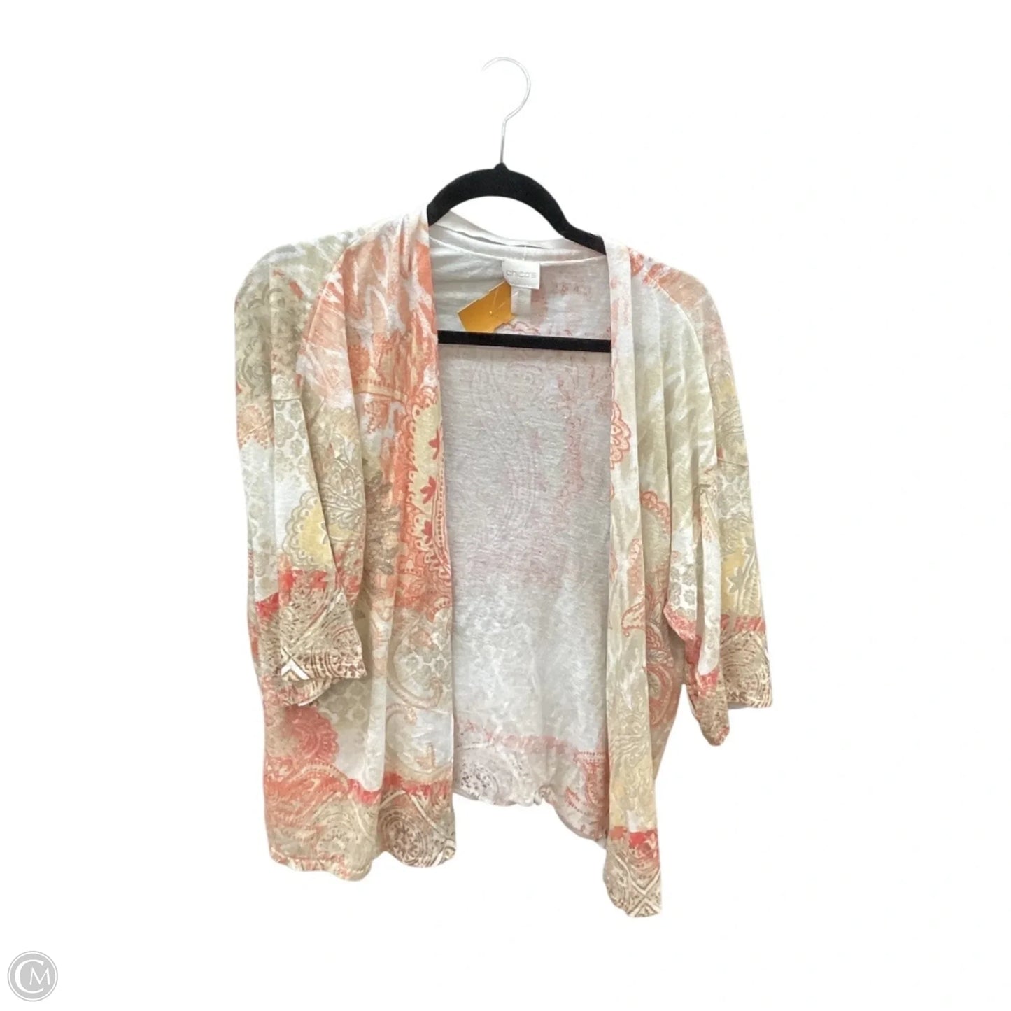 Cardigan By Chicos In Multi-colored, Size: L