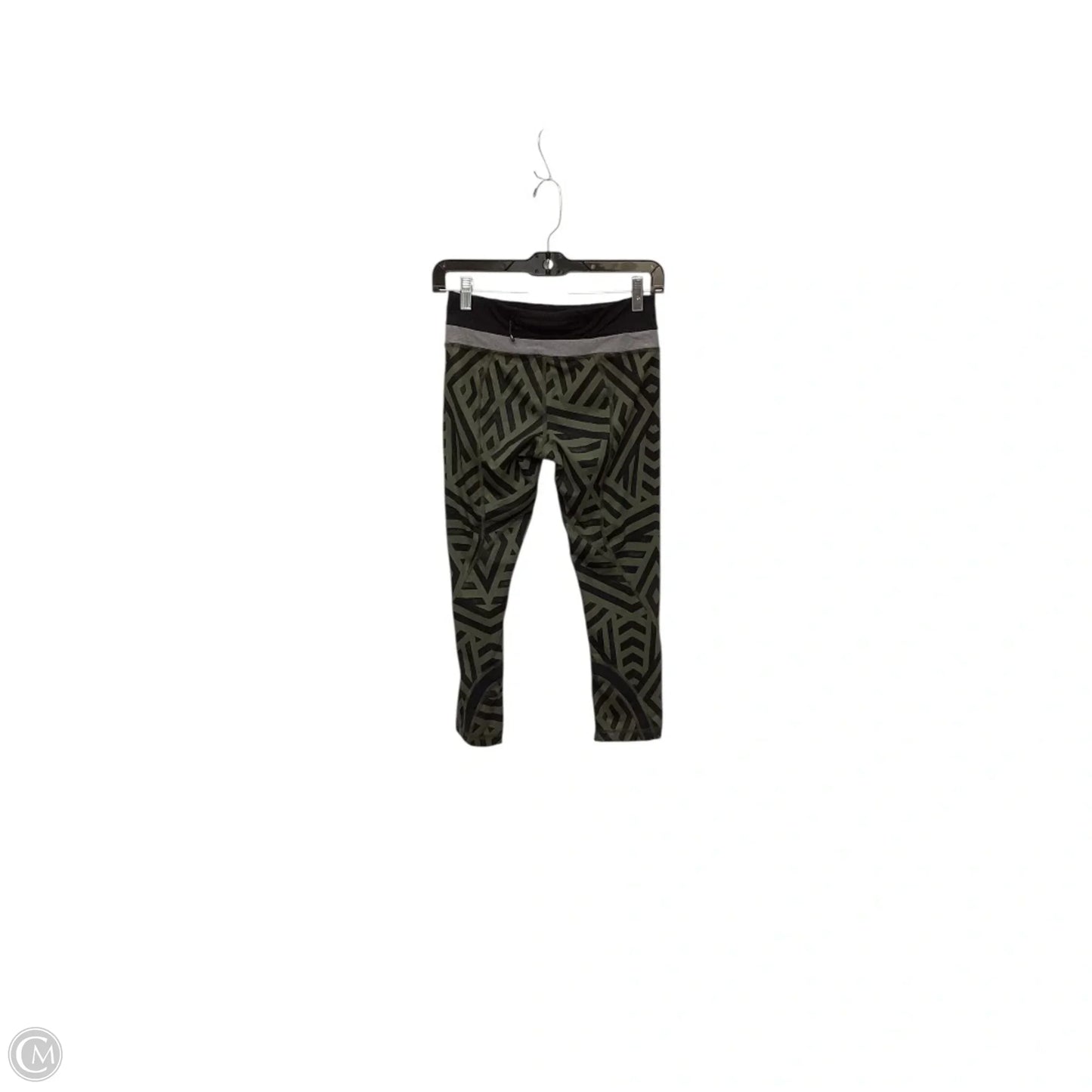 Athletic Leggings Capris By Lululemon In Green, Size: 4
