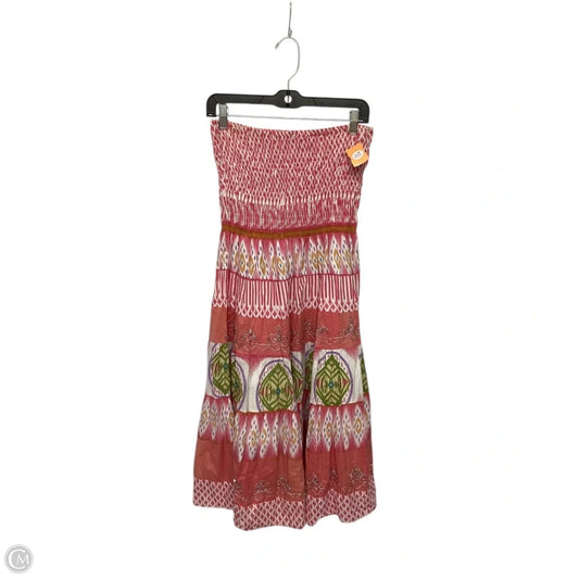 Dress Casual Midi By Clothes Mentor In Pink, Size: M