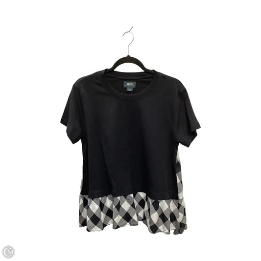 Top Short Sleeve By Maeve In Black, Size: S