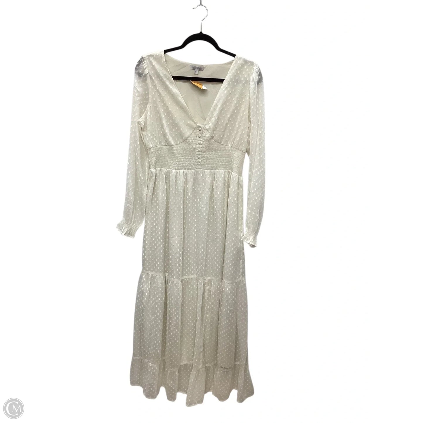 Dress Party Long By Patrons Of Peace In Cream, Size: L