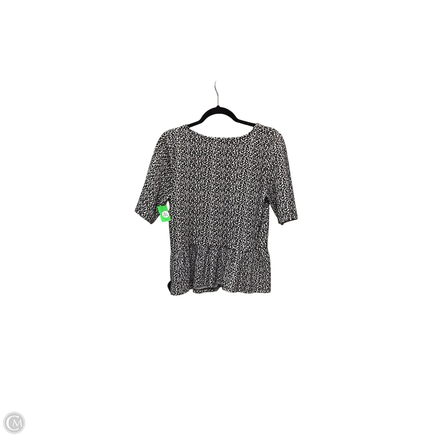 Top Short Sleeve By Maeve In Animal Print, Size: L