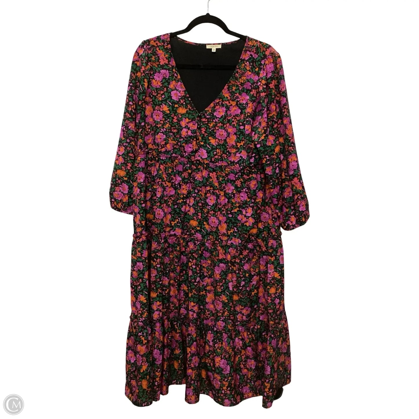 Dress Casual Maxi By Jodifl In Floral Print, Size: L