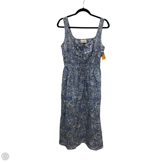 Dress Casual Midi By Universal Thread In Blue, Size: M