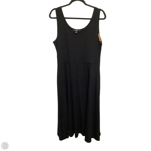 Dress Casual Maxi By Msk In Black, Size: Xl