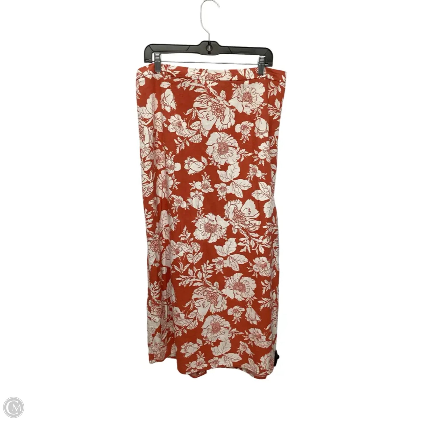 Skirt Maxi By Old Navy In Orange, Size: L