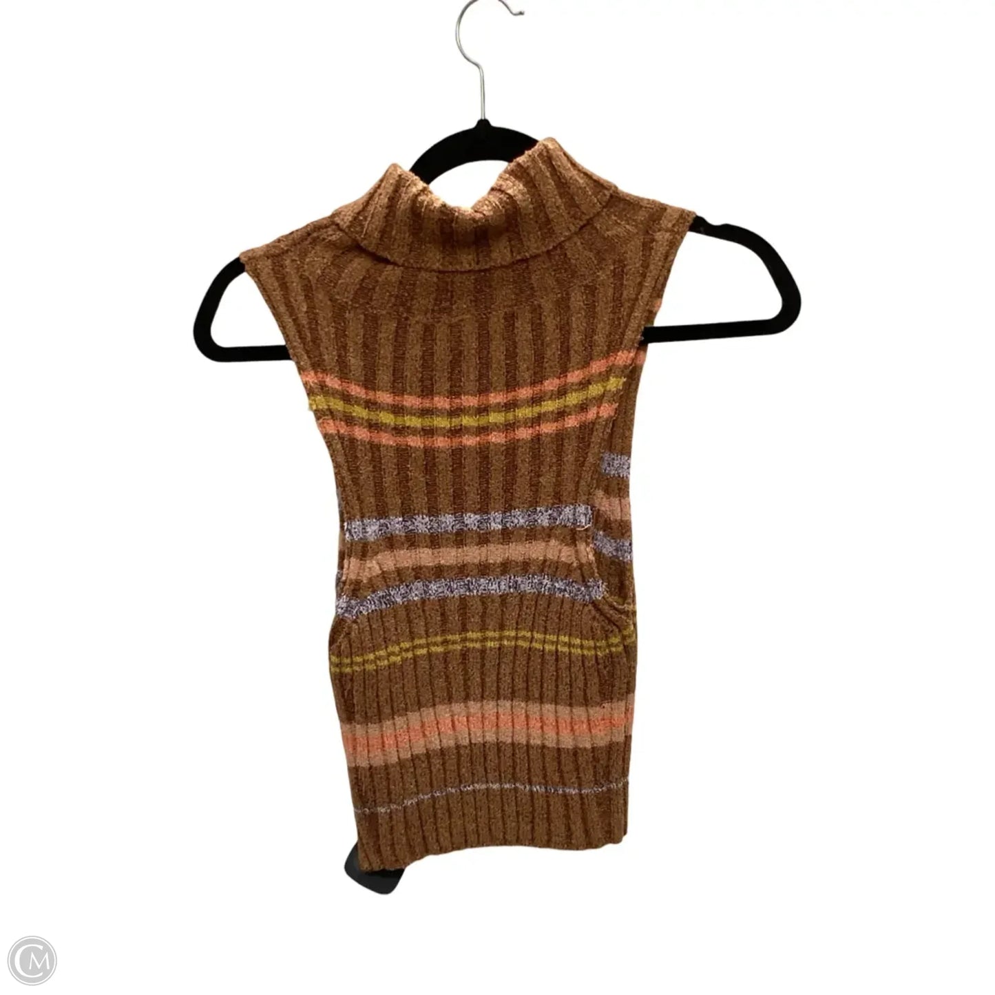 Blouse Sleeveless By Free People In Striped Pattern, Size: Xs
