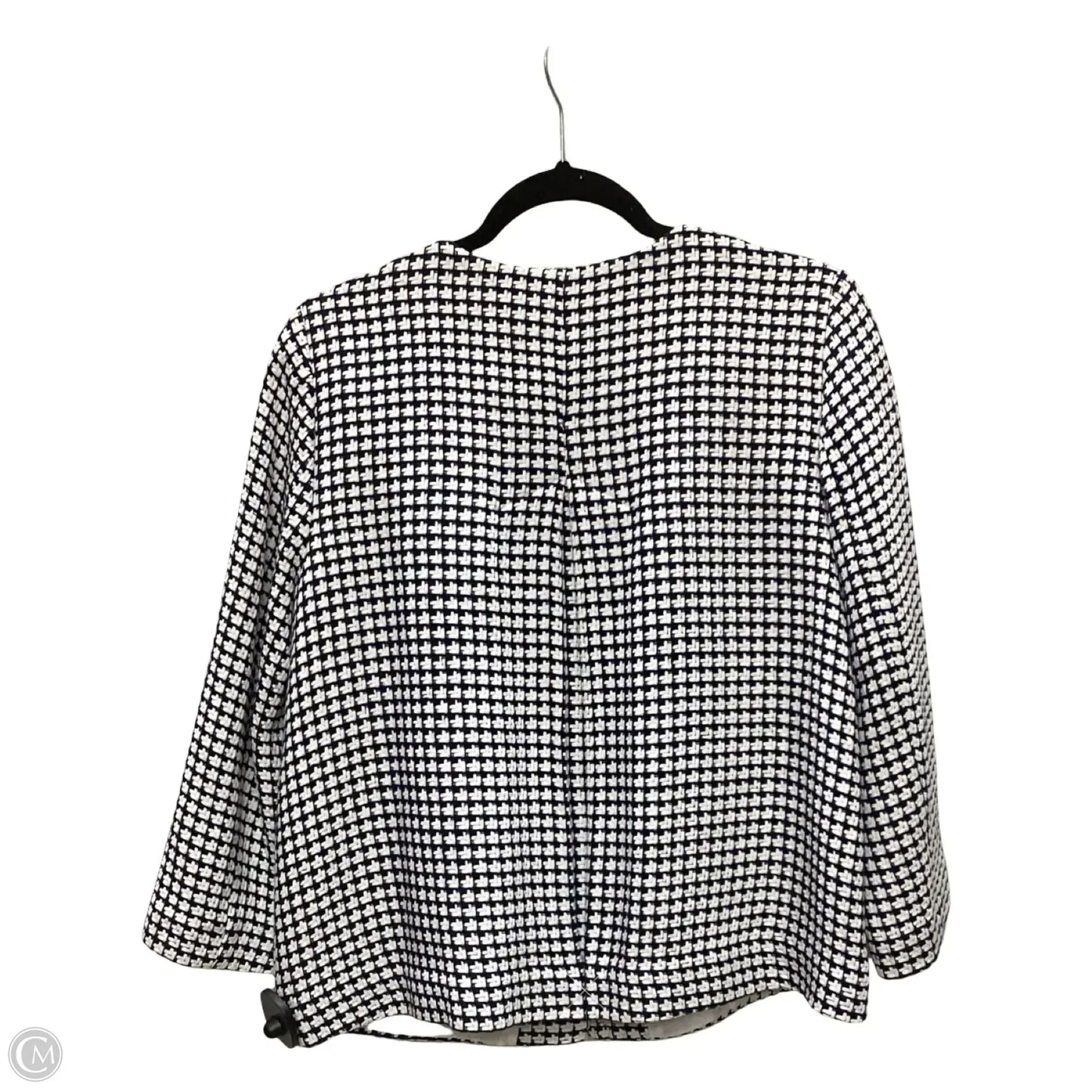 Blazer By Talbots In Blue & White, Size: 8