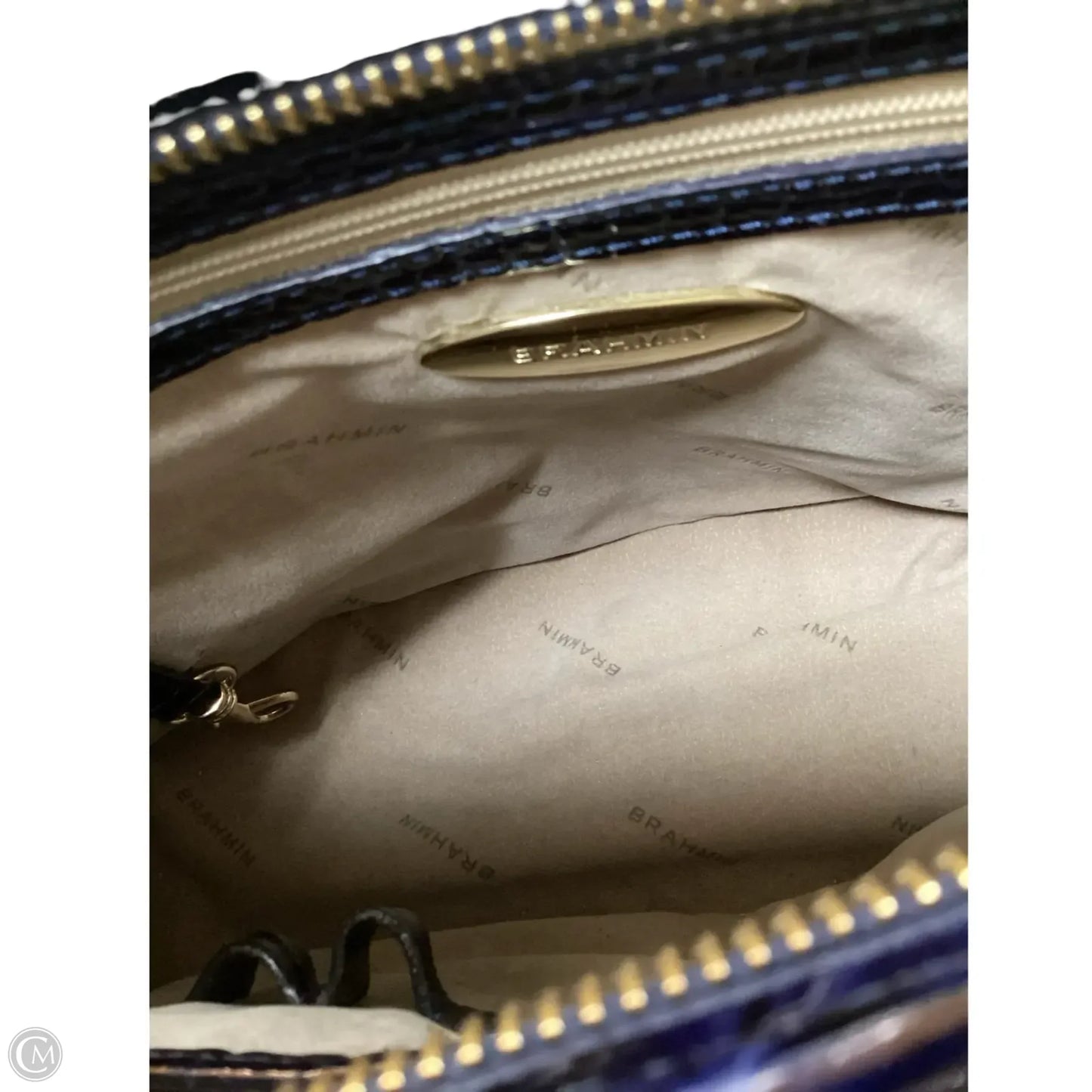 Handbag Designer By Brahmin, Size: Medium