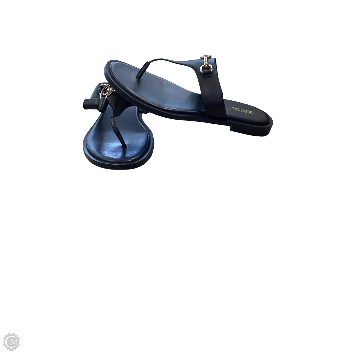 Sandals Flats By Michael By Michael Kors In Black, Size: 10