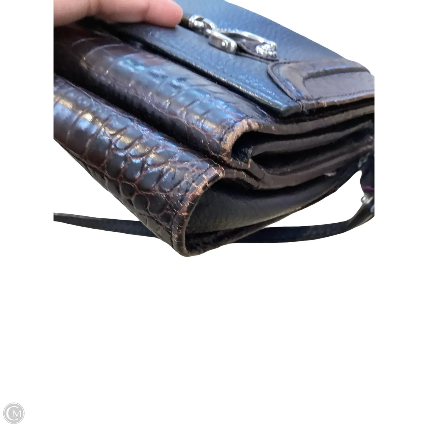 Crossbody Leather By Brighton, Size: Medium