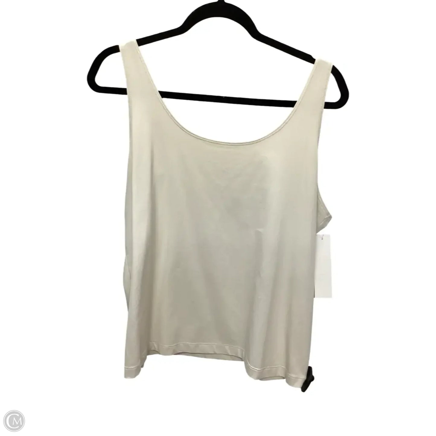 Top Sleeveless Basic By Chicos In Cream, Size: Xl