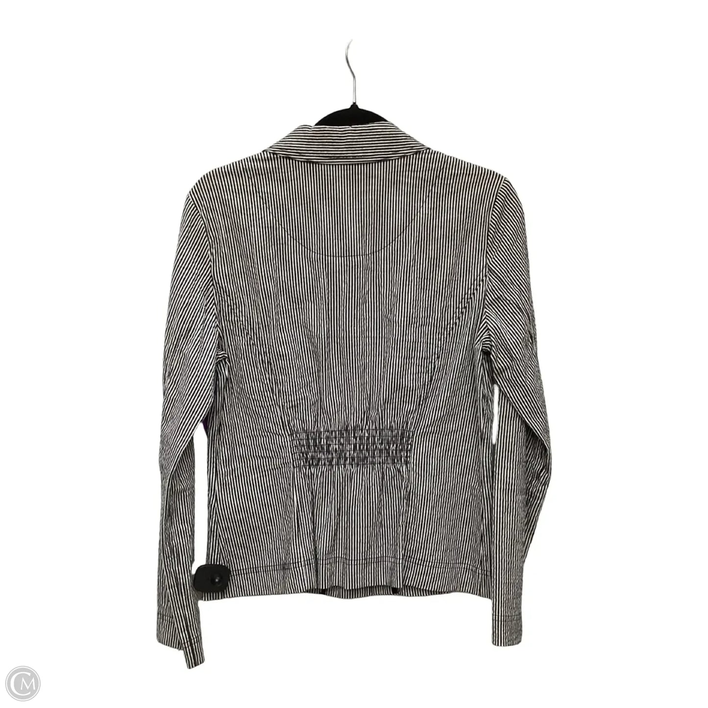 Blazer By Charter Club In Striped Pattern, Size: M