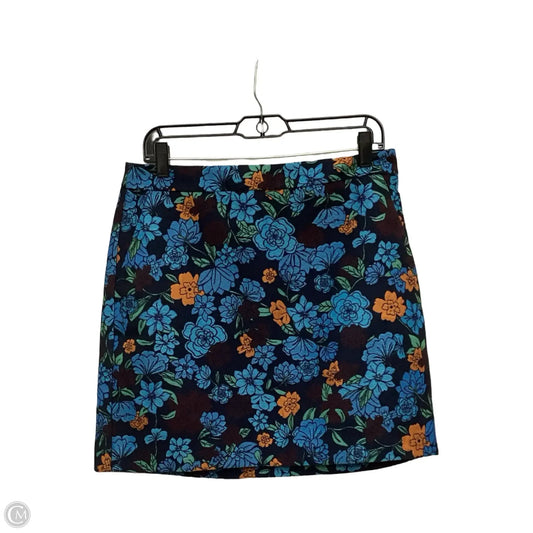 Skirt Mini & Short By Loft In Floral Print, Size: 8