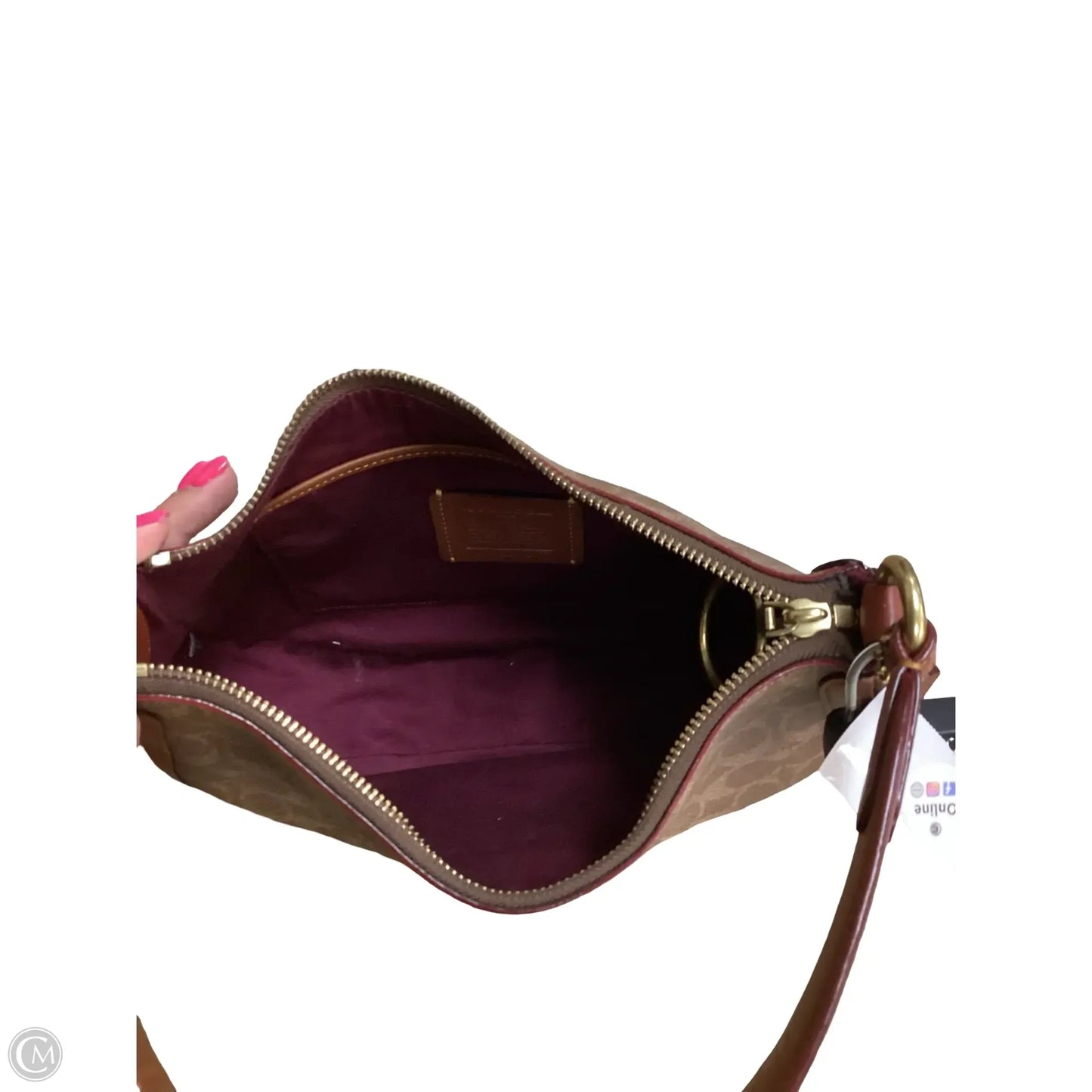 Handbag Designer By Coach, Size: Medium