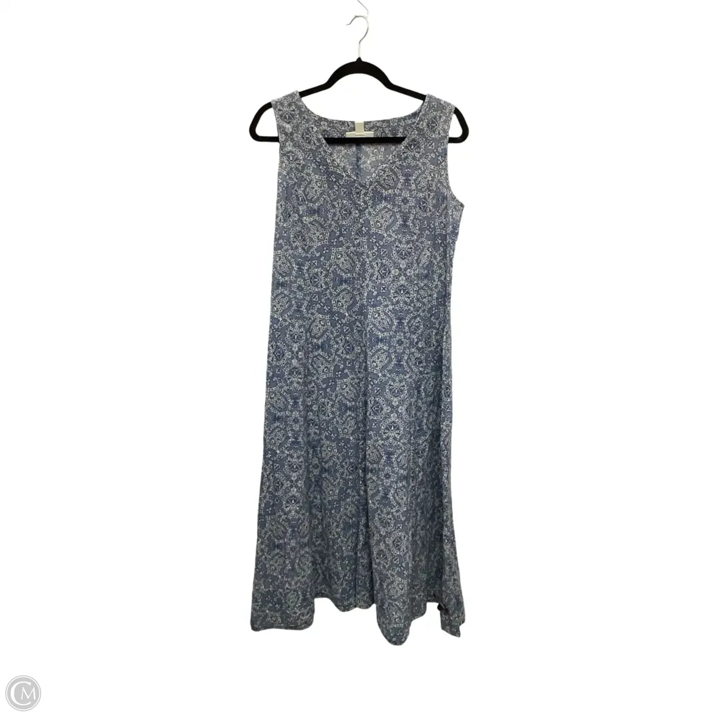 Dress Casual Maxi By Coldwater Creek In Geometric Pattern, Size: M