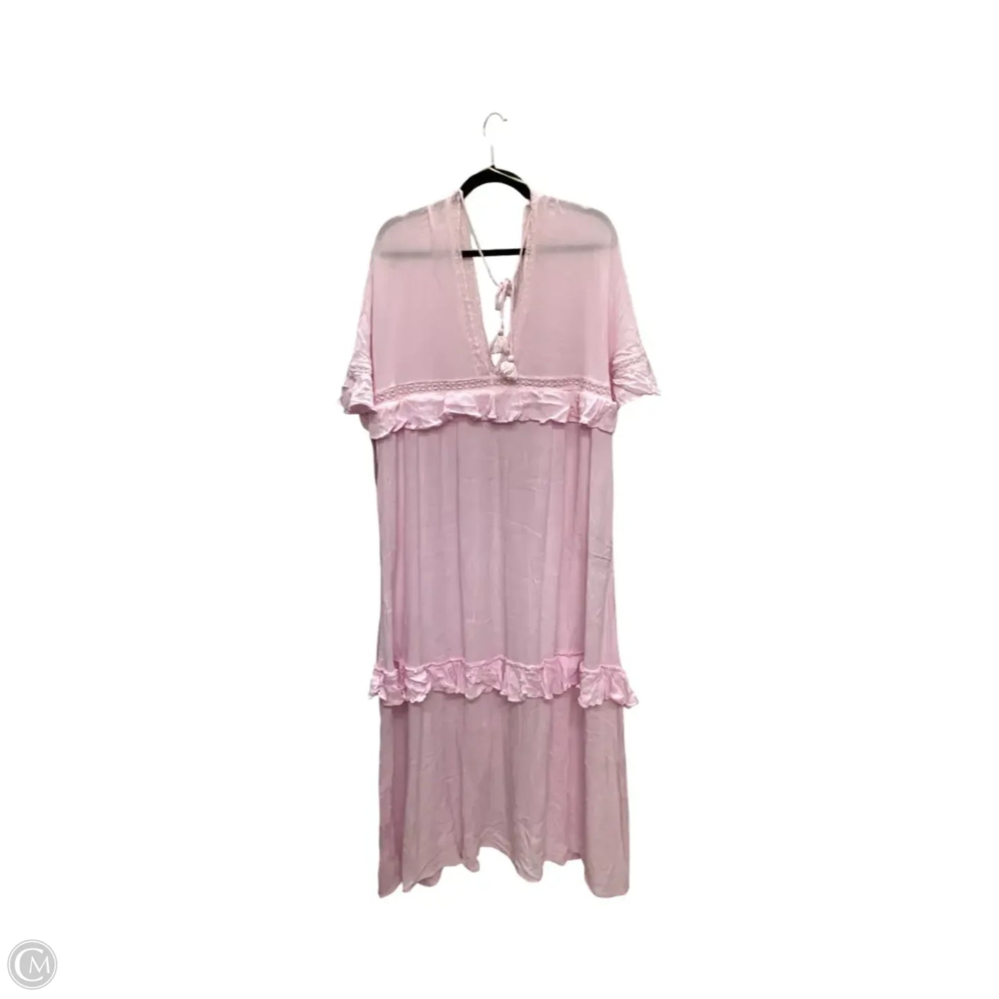 Dress Casual Midi By Free People In Pink, Size: Xs